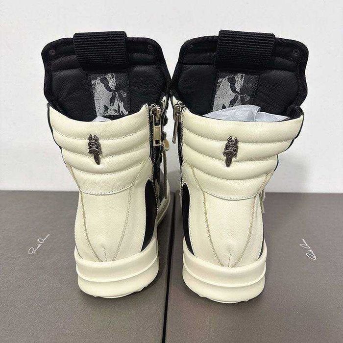 Ботинки Rick Owens x Chrome Hearts geobasket геобаскет