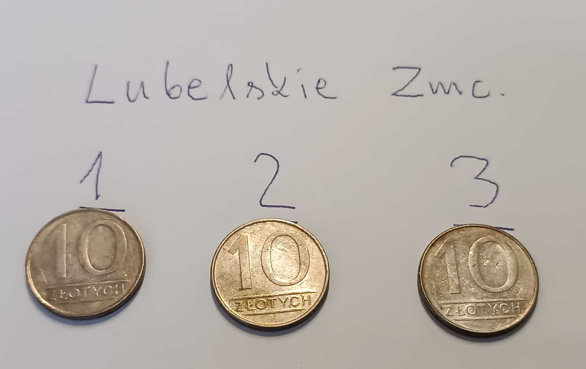 10zMoneta 1984/1987/1988 8sztuk znak menniczy