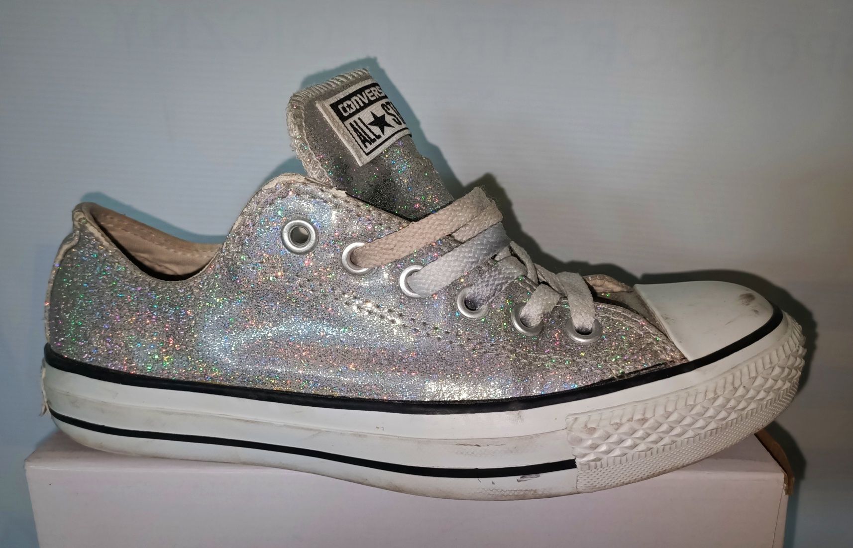 Converse trampki brokatowe r. 37.5