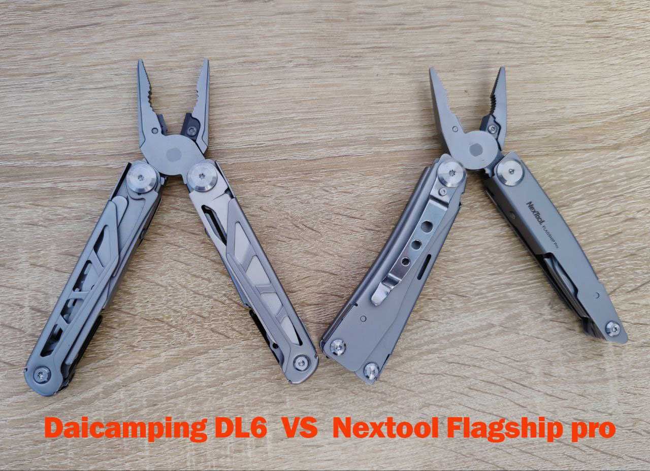 Мультитул Daicamping DL6 DL8 HRC78K GHK6 нержавеющая сталь + чехол.