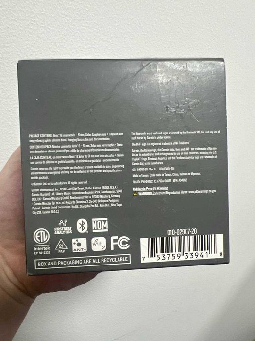 Garmin Fēnix 8 51mm Solar Sapphire — нові, запечатані