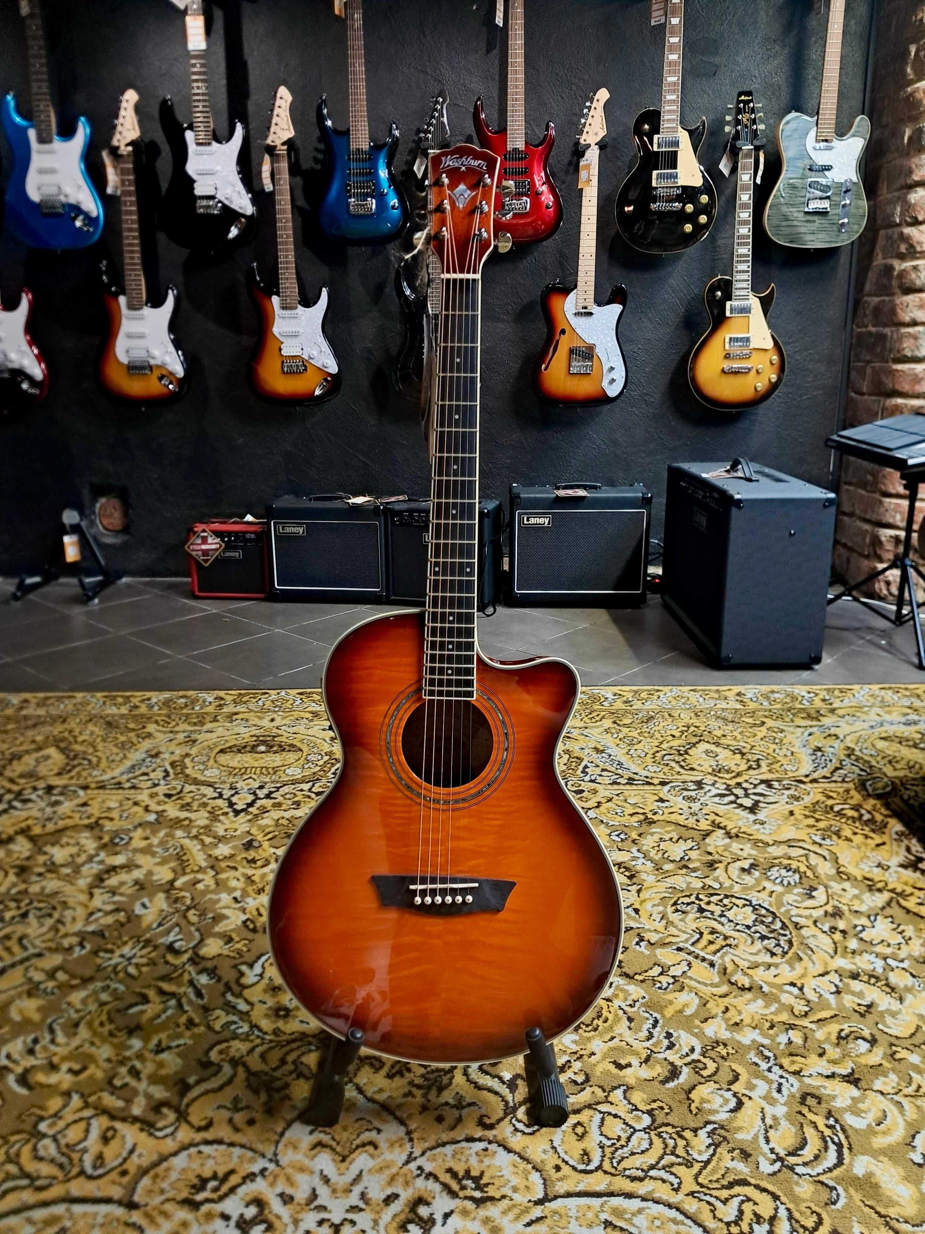 Washburn EA15 ITB – elektroakustyczna gitara z klasycznym brzmieniem