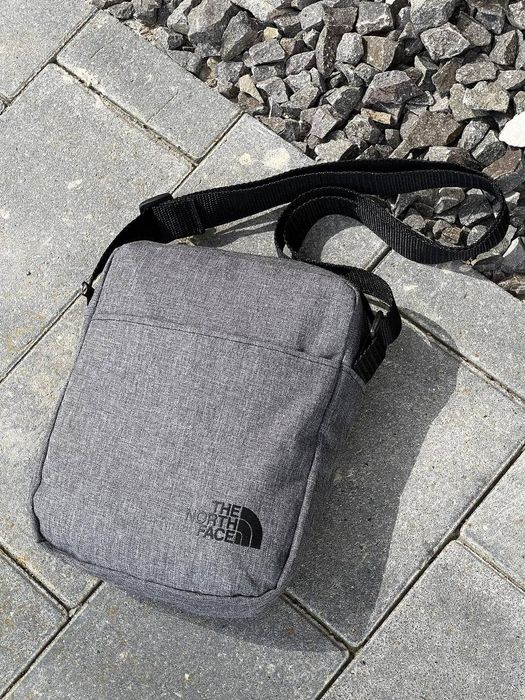 Барсетка The North Face чоловіча сіра, сумка норд фейс TNF