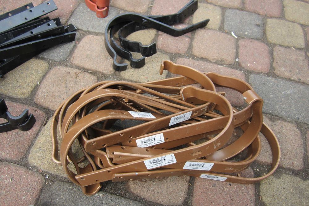 Nowe haki Hak rynnowy rynny 125mm 150mm ceglany miedziany srebrny