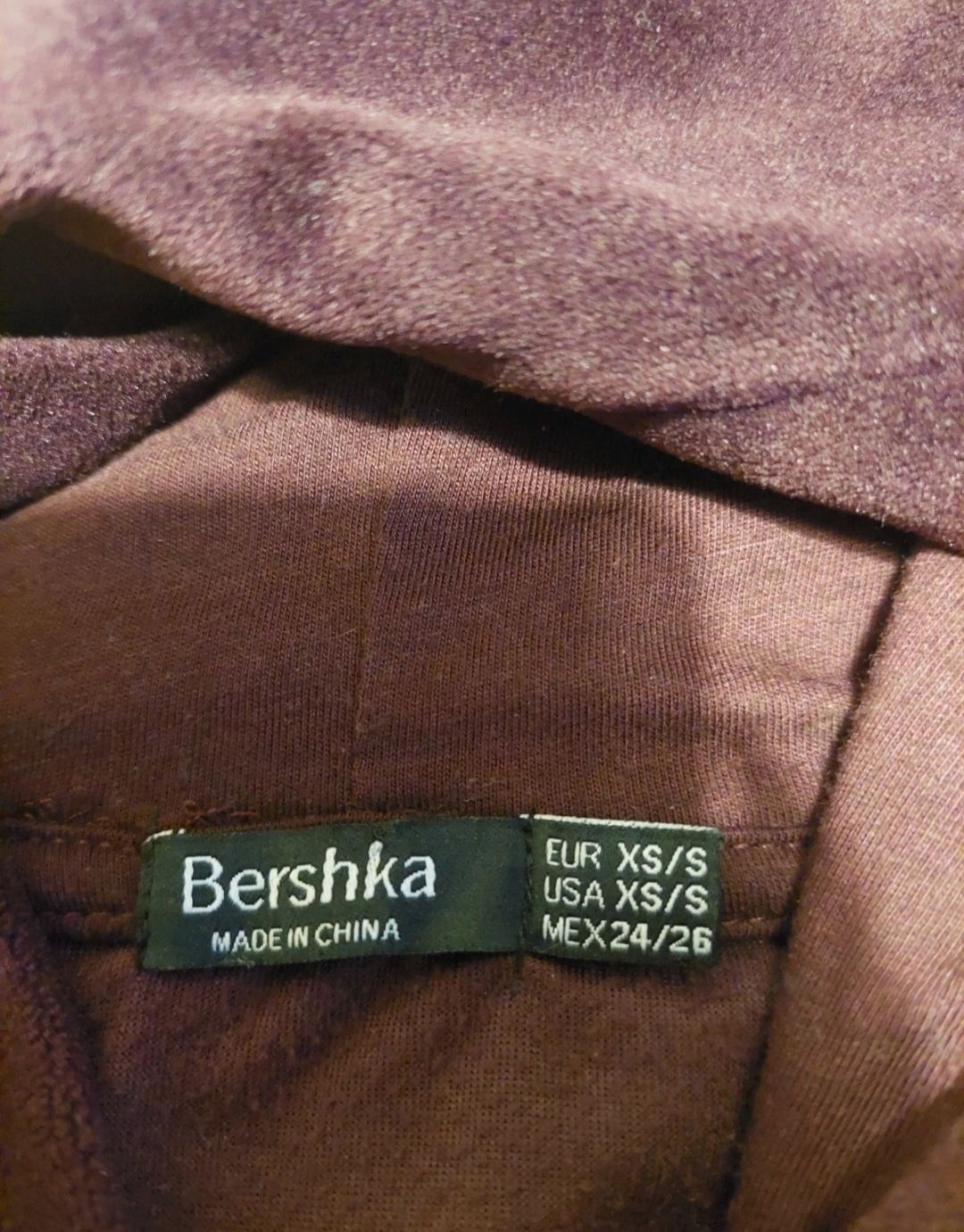 Sweatshirt que serve como vestido da Bershka (oversize)