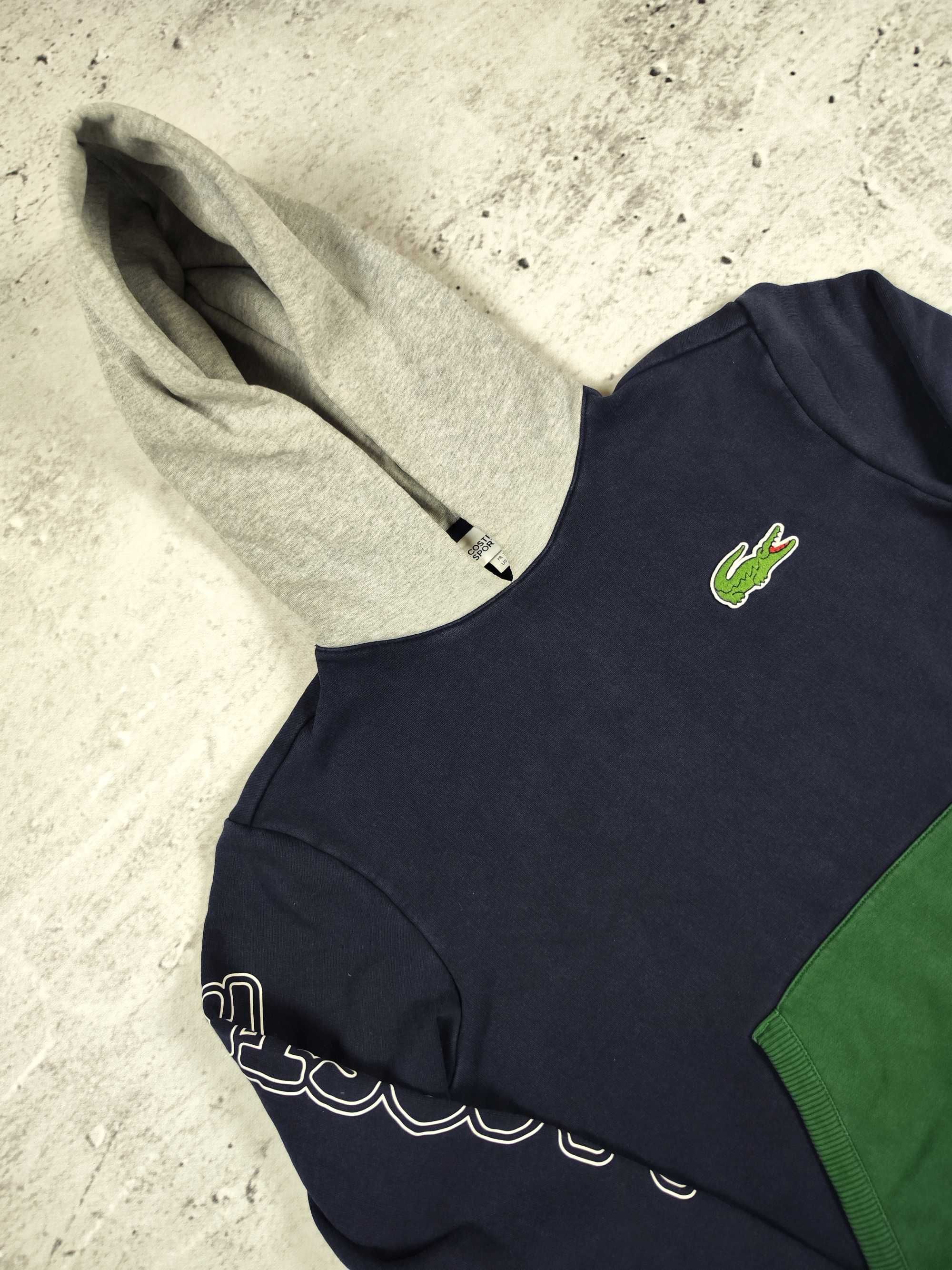 Bluza Lacoste boxy hoodie męska r. S