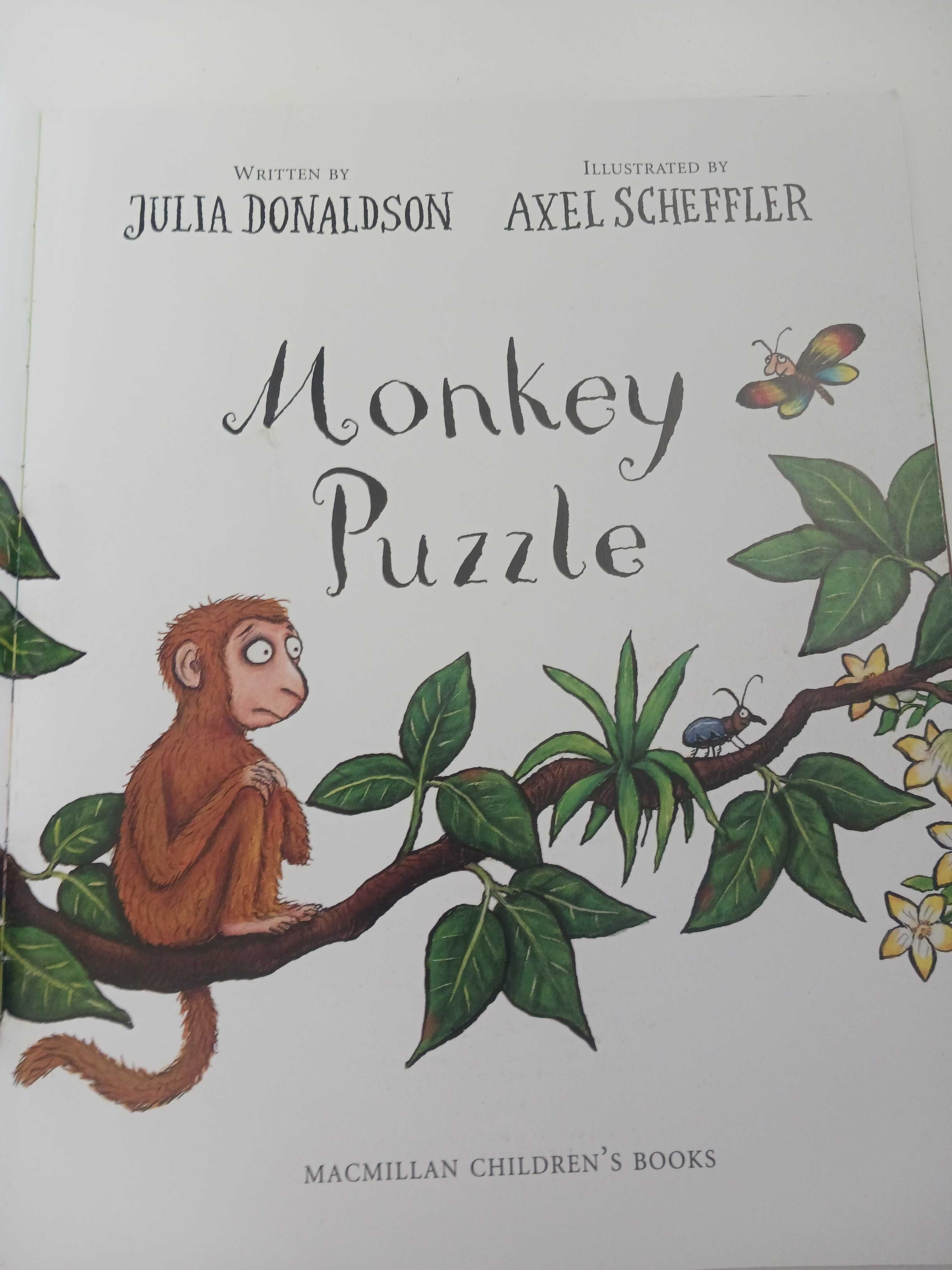 Monkey Puzzle Książka po angielsku Axel Scheffler, Julia Donaldson