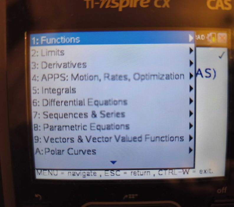 Calculadora TI-nspire CX CAS Texas Instruments