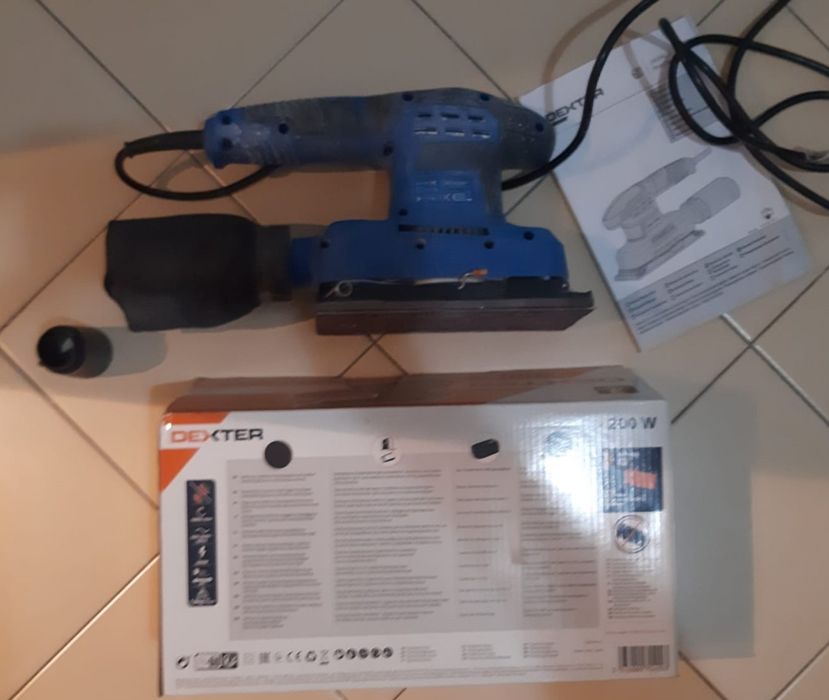 lixadeira / lixadora Dexter 200w 93x185 mm
