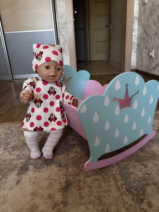 Кукла baby born дівчинка лялька пупс