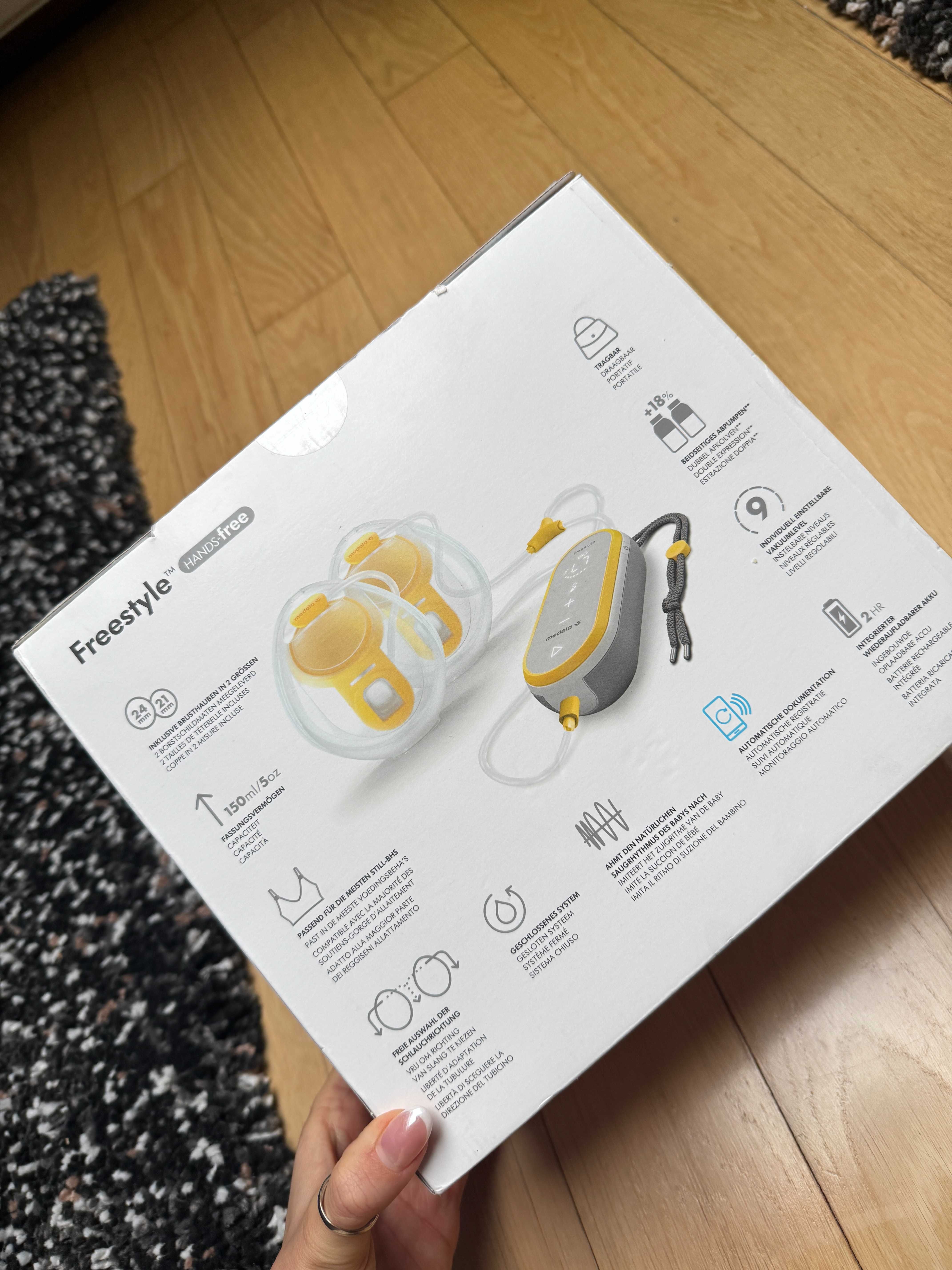 Laktator Freestyle Hands-Free podwójny elektryczny laktator