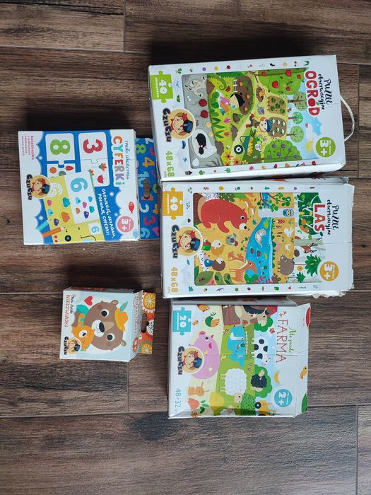 Puzzle edukacyjne czuczu 5 sztuk