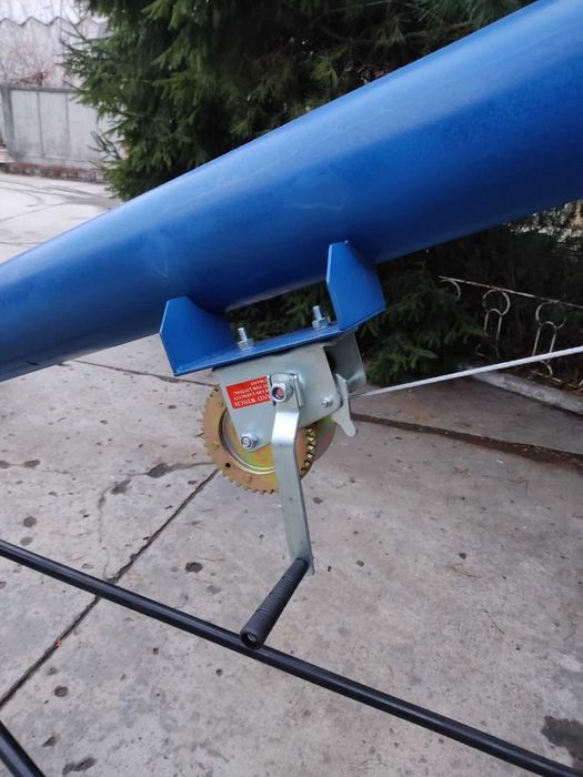 Шнековий навантажувач з підбирачем 159мм*8м. Транспортер. Конвеєр.Шнек