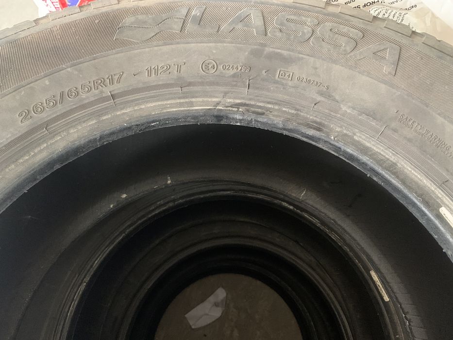 Продам шины Lassa Competus 265/65/17