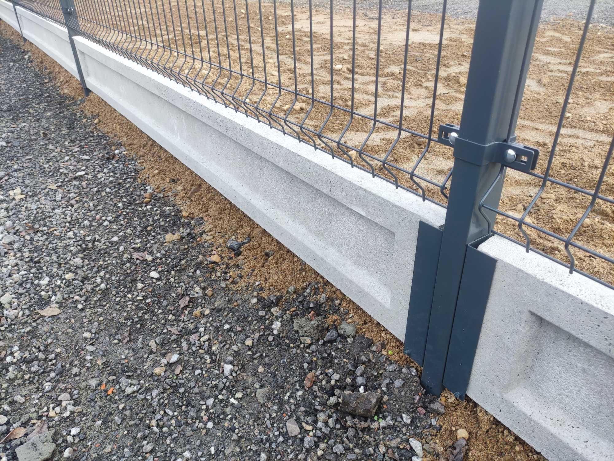 Podmurówka betonowa wibroprasowana DWUSTRONNA      Ogrodzenia Panelowe