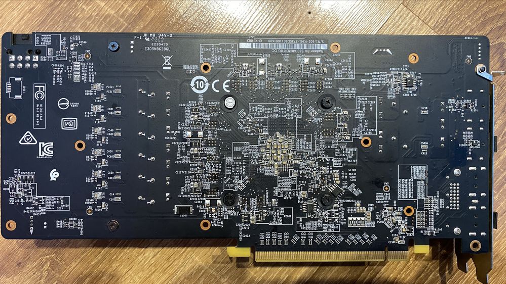 Відеокарта MSI PCI-Ex Radeon RX 580 ARMOR 8G OC GDDR5 (256bit)