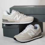 Кроссовки New Balance 574 ML574EVW бежевые Оригинал размеры 36 по 46.5