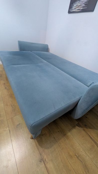 AMBER Sofa błękitna