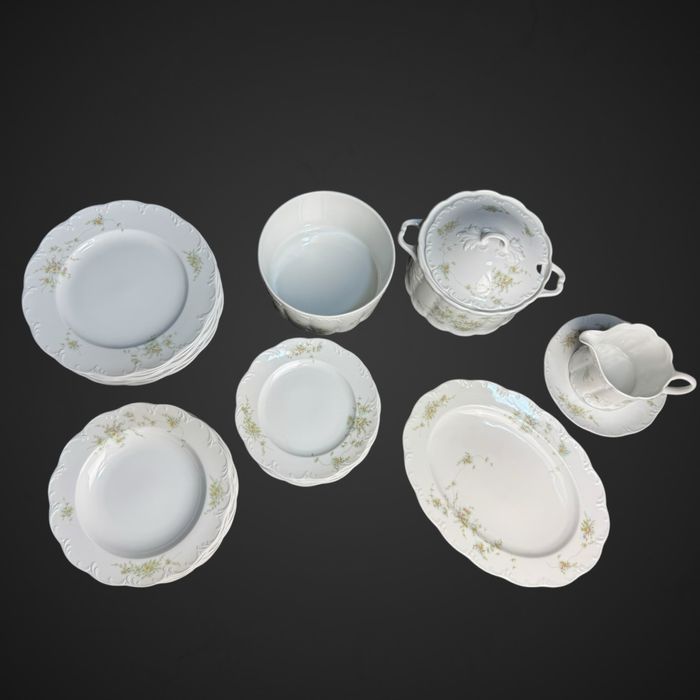 Serwis obiadowy Rosenthal Monbijou grune ranke kwiaty B5/050306