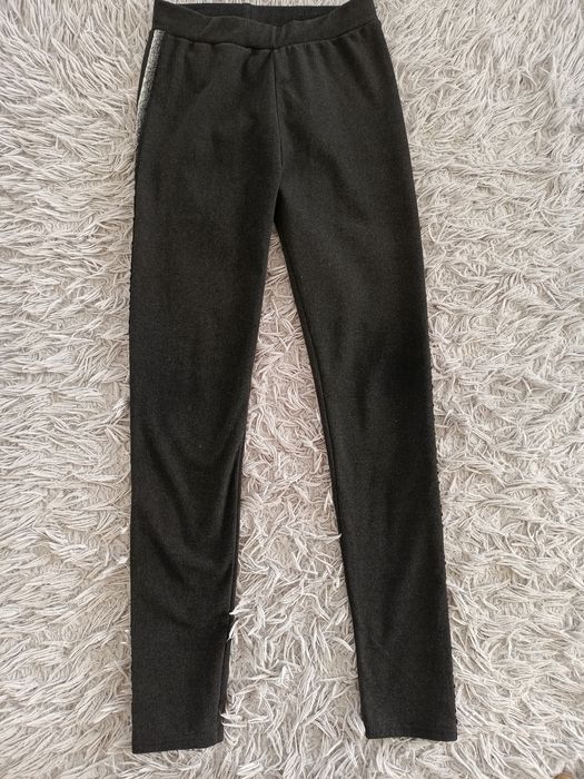 Spodnie damskie getry leginsy ocieplane