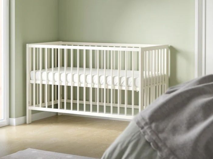 Łóżeczko łóżko dziecięce Ikea gulliver białe 60x120cm