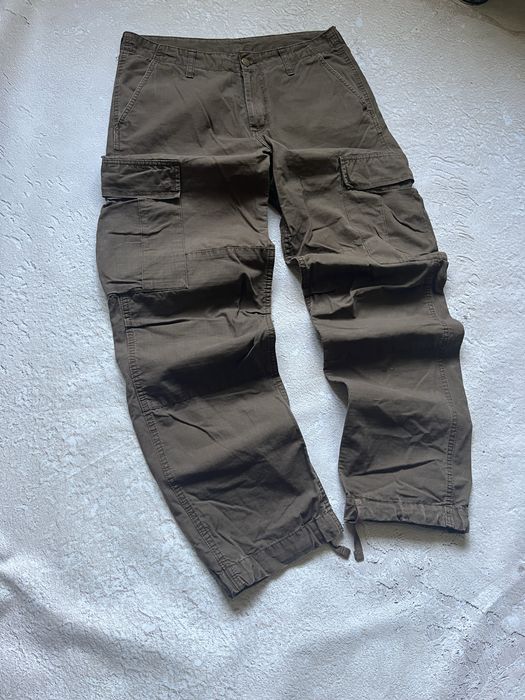 Штани Carhartt Wip на утяжках гарний прийємний фвт на тілі
