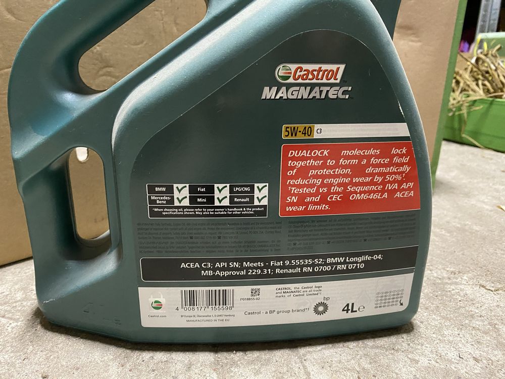 Okej Castrol Magnatec 5w40 C3