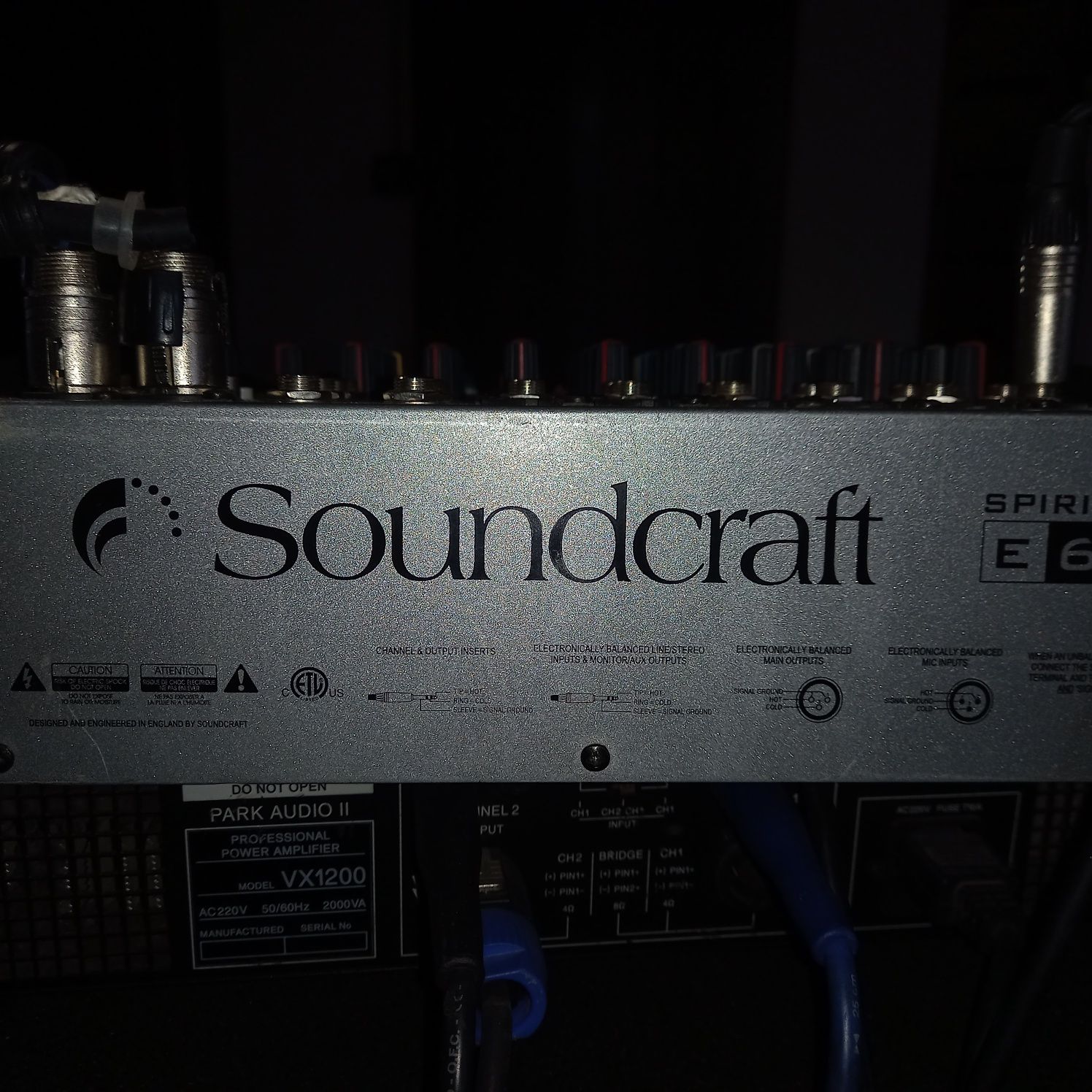 Микшер микшерный пульт soundcraft spirit e6