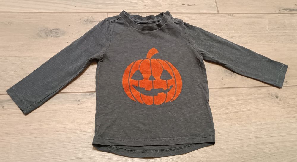 Mothercare 74 80 bluzka na Halloween dynia dla chłopca dziewczynki