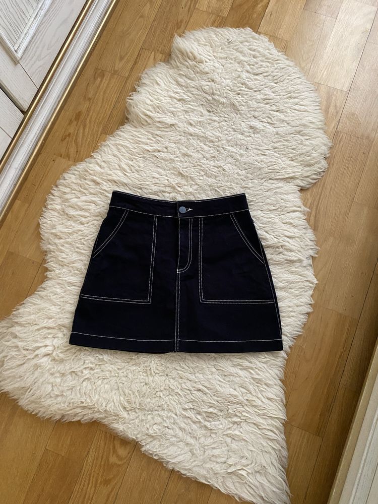 Zara джинсова спідниця юбка міні