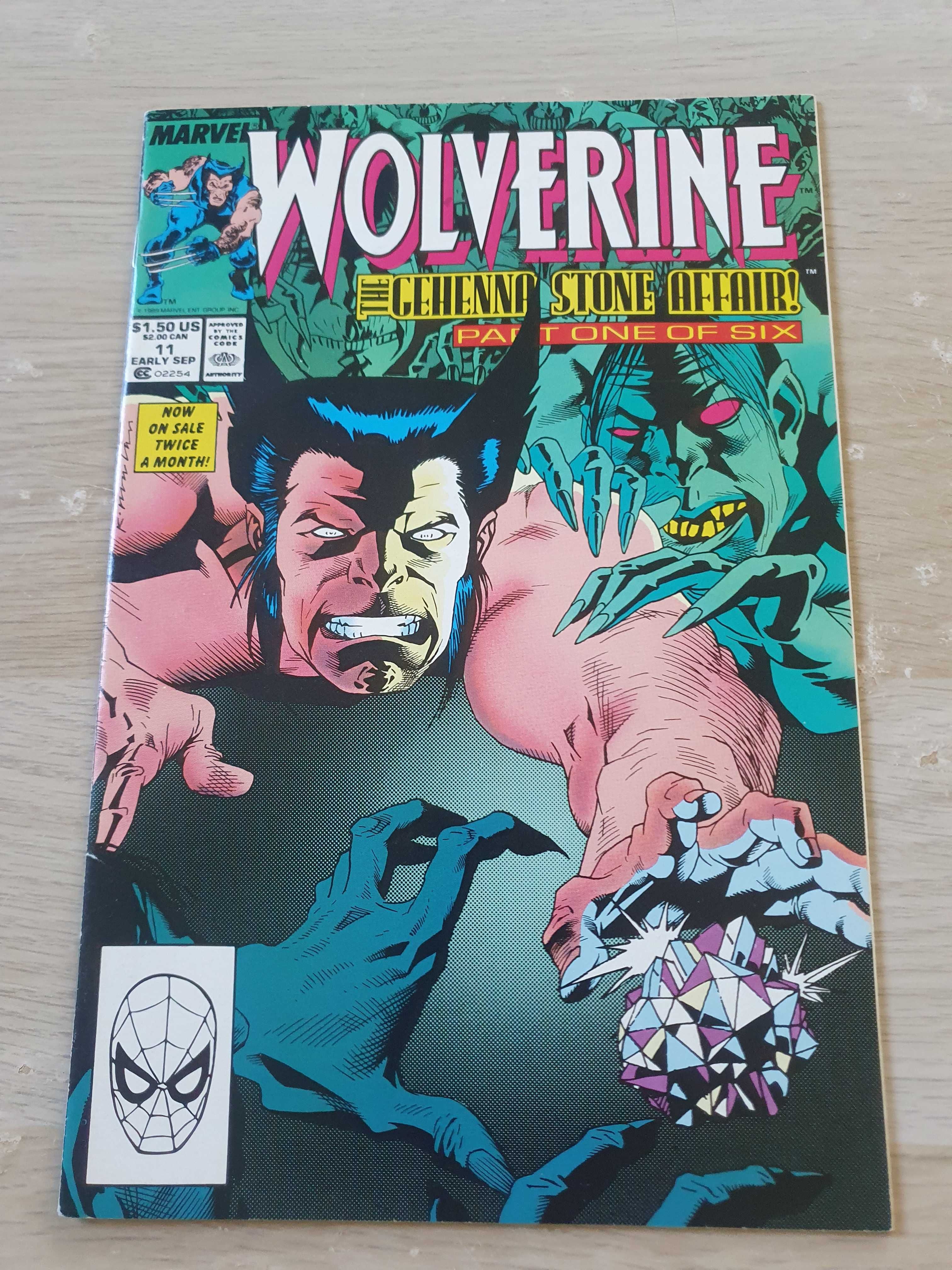 Wolverine vol. 1: 11-16 (1989) David/Buscema - Gehenna Stone (ZM19)