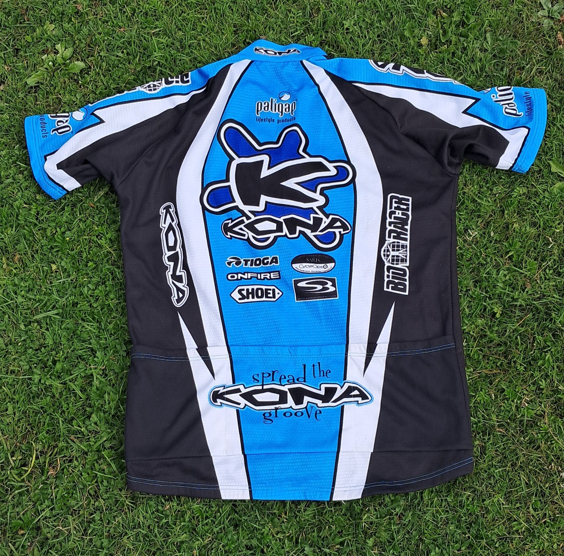 Kona koszulka kolarska vintage Bio Racer L Italy