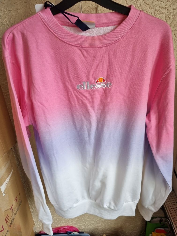 Ellesse bluza oryginalna  rozowa  Nowa uk10 S/M
