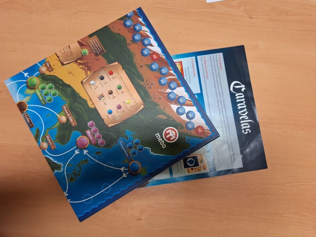 Jogo de tabuleiro caravelaa