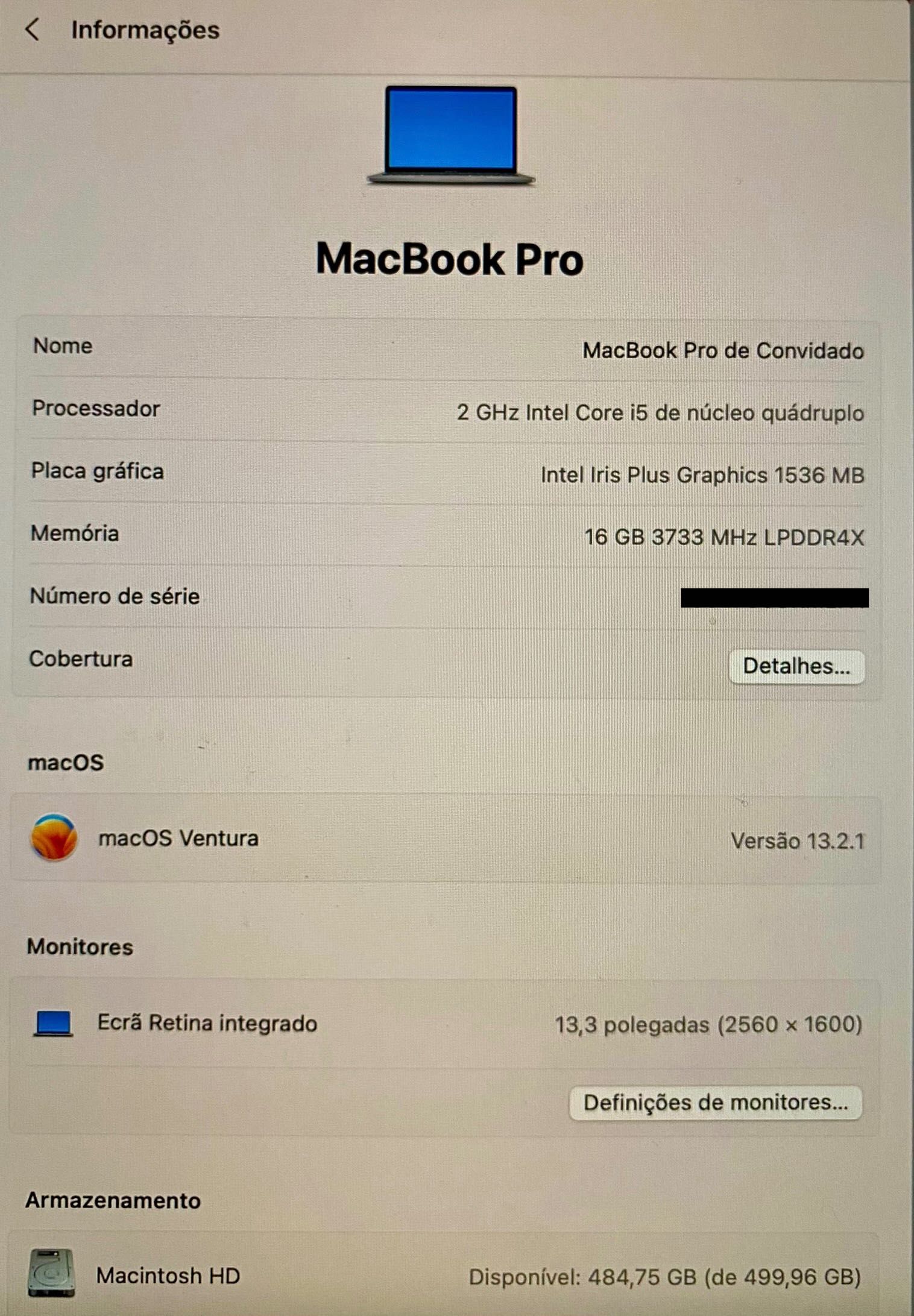 Apple MacBook Pro 13.3" Touch Bar