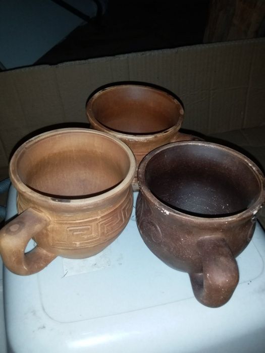 Глиняні кавові чашки