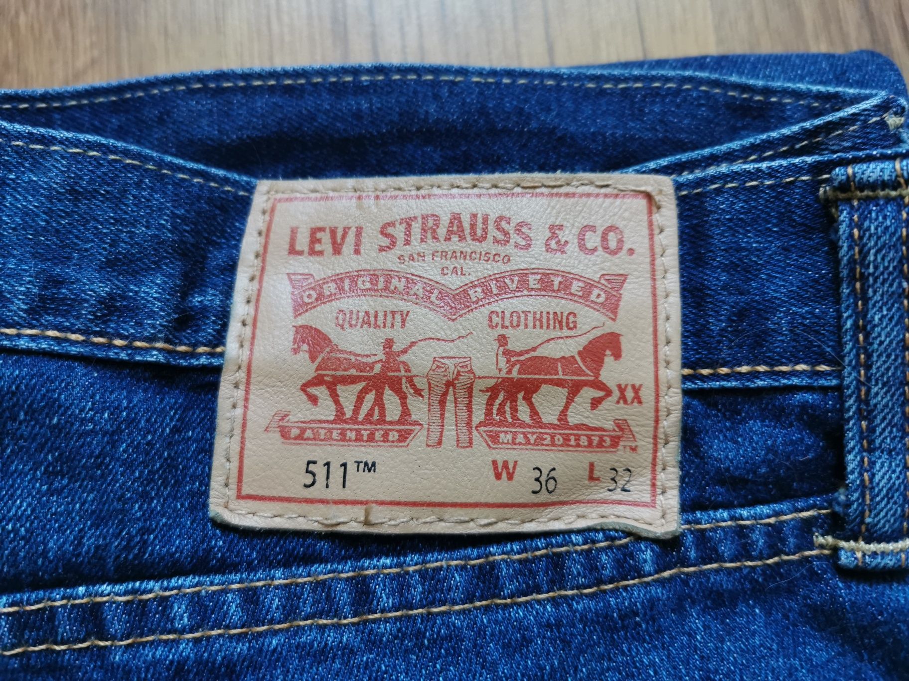 Levi's 511 Slim W36 L32 spodnie jeansowe jeansy Levis