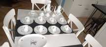 Serwis zastawa stolow obiadowo-kawowy obiadowy porcelan Rosenthal na 1