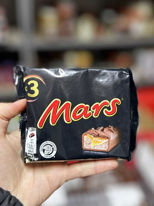 Шоколадні батончики Mars 3*50 г 150 г