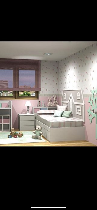Berço convertivel kids house furniture