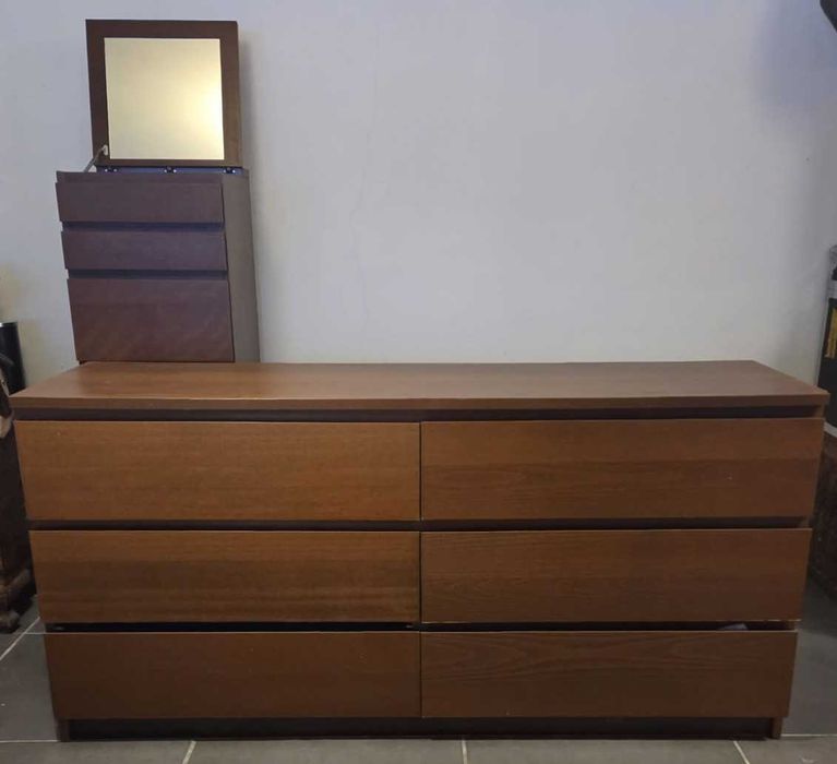 2 comodas Ikea MALM de 6 gavetas