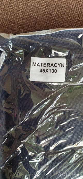 Materacyk wełniany 45 x 100 + pokrowiec