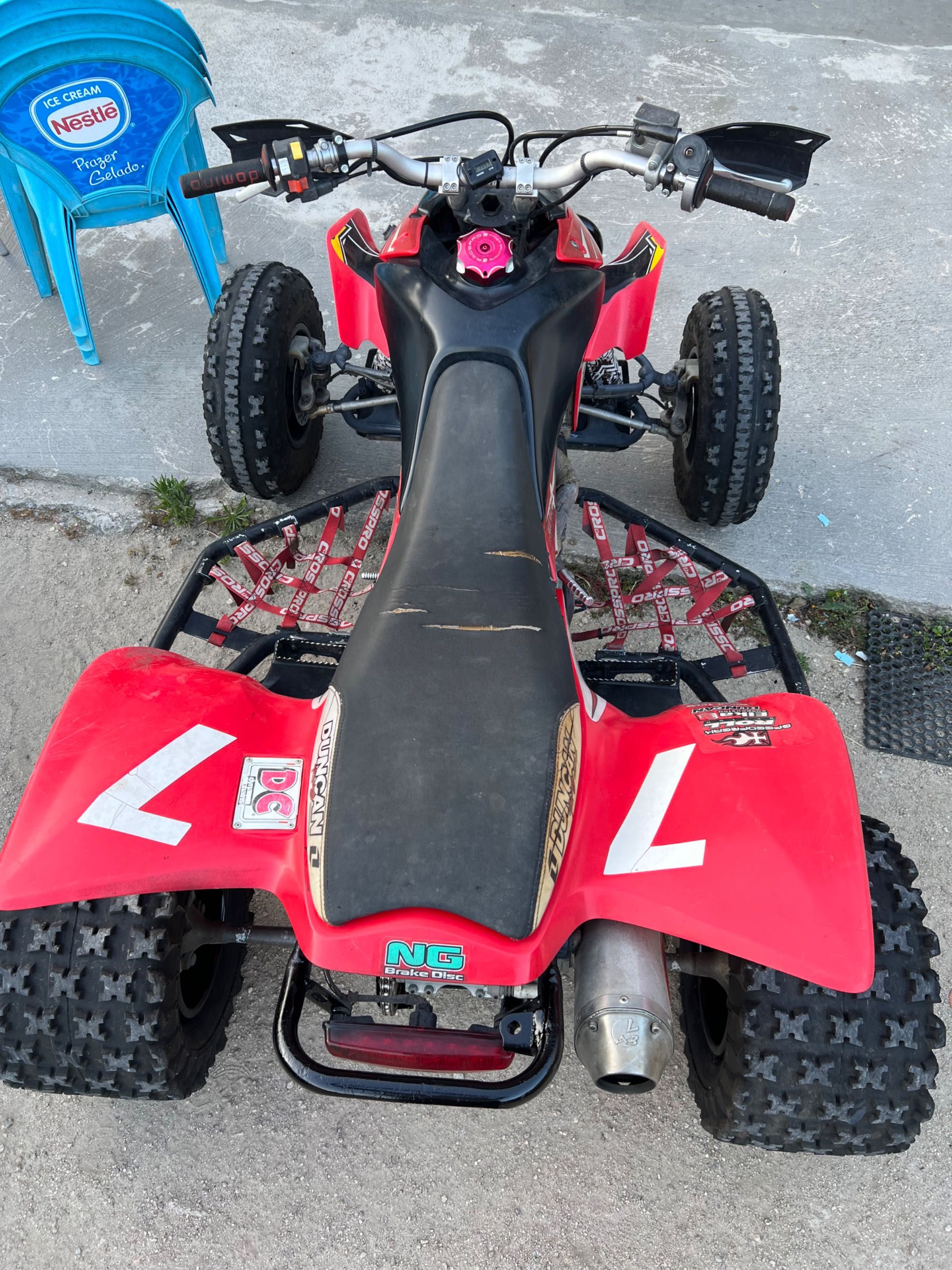 Honda trx 450r  matriculada