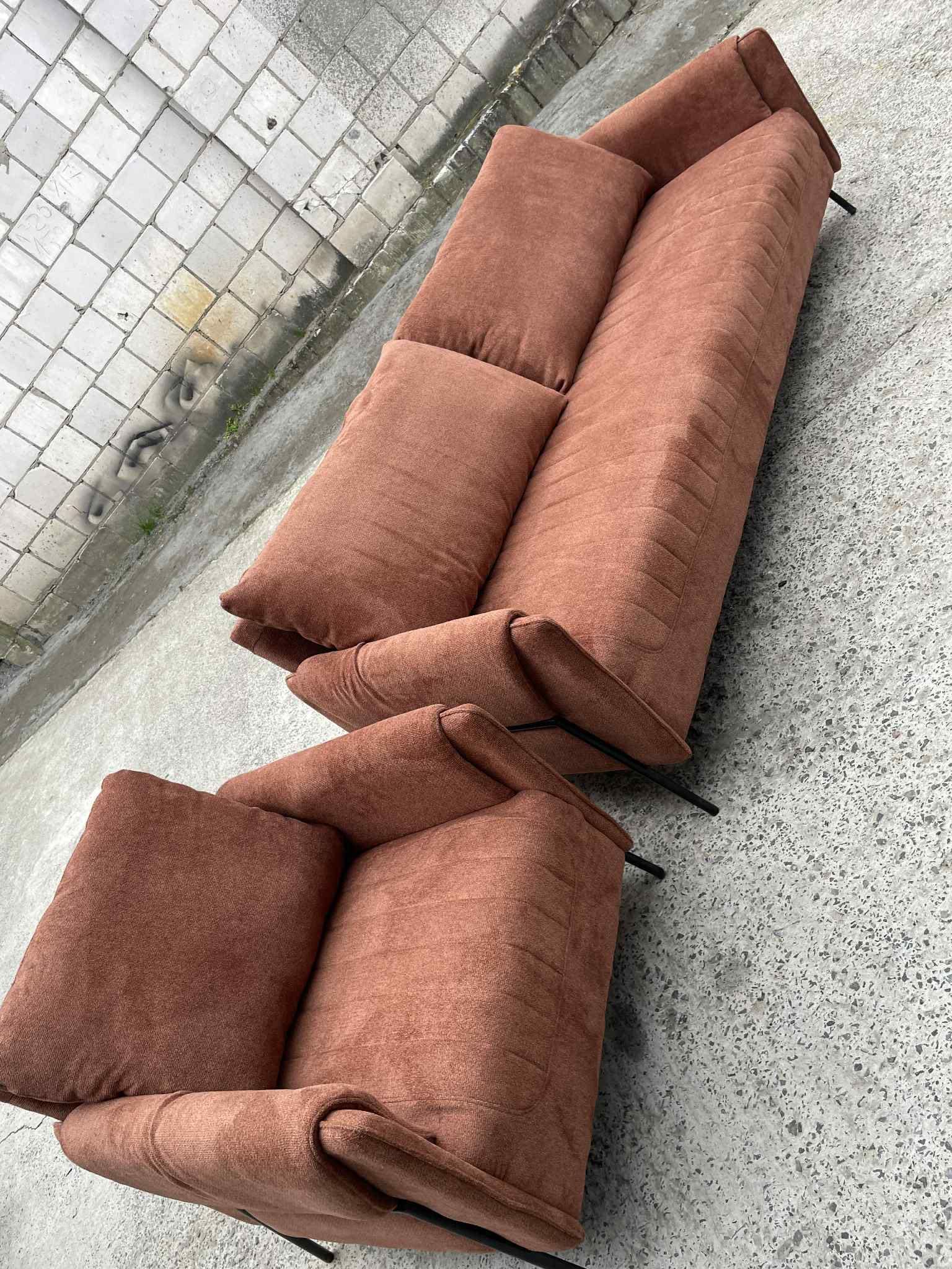 Sofa z fotelem stan nowy