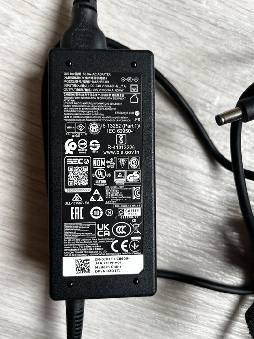 Dell 65W Зарядка для ноутбука Dell оригінал (HP)