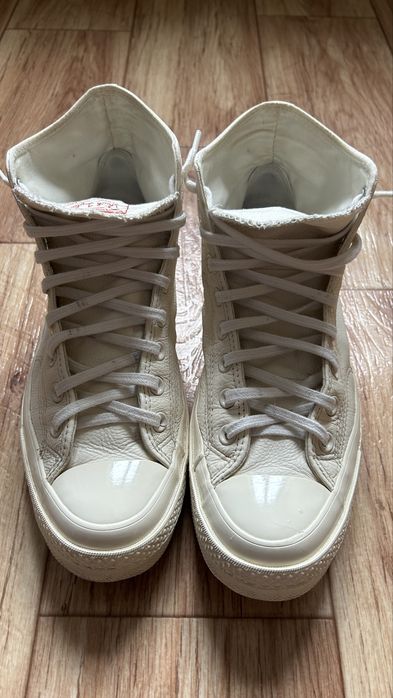 Високі шкіряні кеди Converse