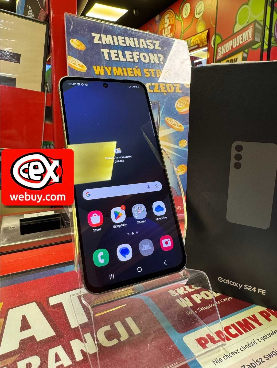 Telefon Samsung S24FE 8GB/128GB Grafitowy CeX Olsztyn