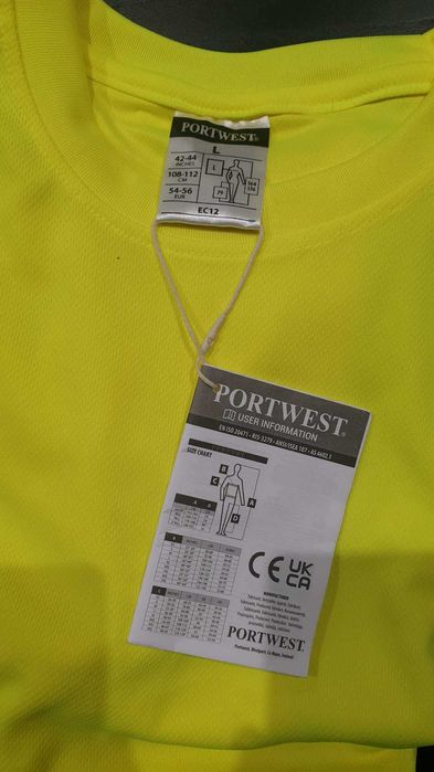 Roupa de trabalho T- Shirt Hi-Vis PortWest