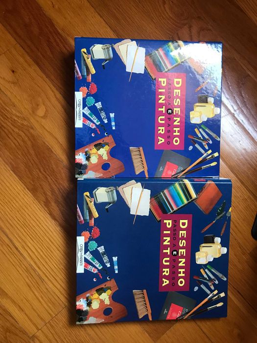 Desenho e Pintura Conjunto Cassete VHS e Fascículos