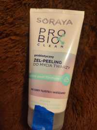 Soraya probio - żel-peeling do mycia twarzy.